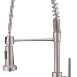 Bon Marché Robinet de cuisine avec douchette Inox Plimo - ESSEBAGNO
