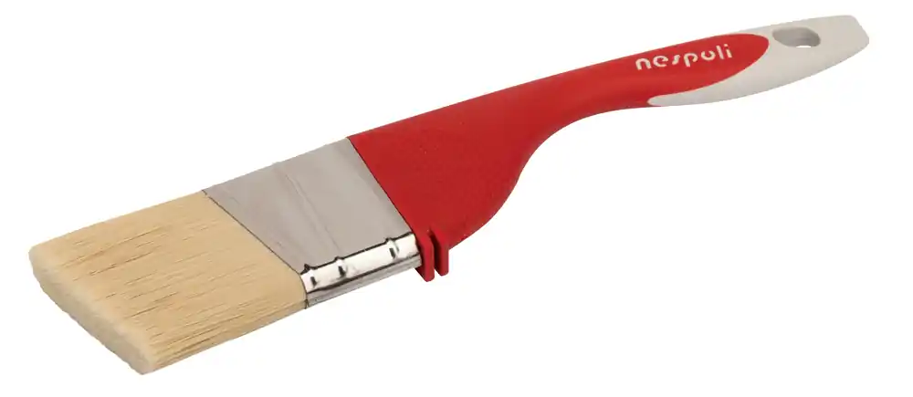Pinceau ergonomique 40 mm manche bi-matière spécial peinture glycéro NESPOLI Certifié