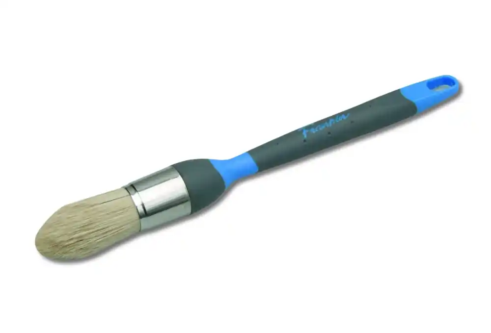 Pinceau à réchampir manche bi-matière n°6 pour peinture acrylique diamètre 29 mm NESPOLI Pas Cher
