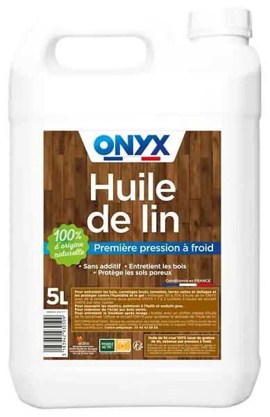 Populaire Huile de lin - 5L - Première pression à froid ONYX