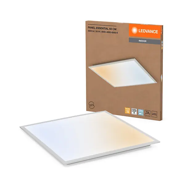 Panneau LED Essentials 60x60cm - 50W CCT réglable LEDVANCE Expédition Rapide
