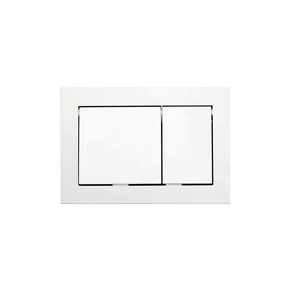 TECEbase Plaque de commande double touche, Blanc (9240700) Bon Plan