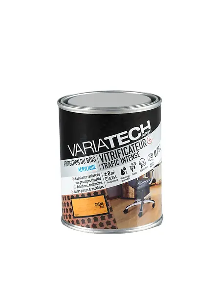 Vitrificateur trafic intense - Chêne ciré - 750ml VARIATECH Produit De Marque