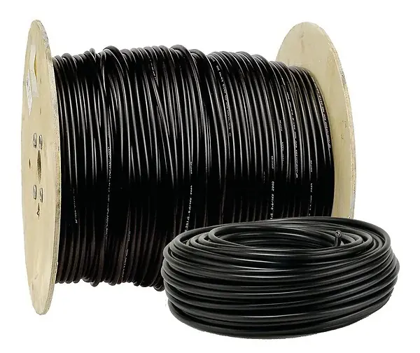 Câble rigide U-1000 R2V 3G1,5mm² 10m noir - FILS & Cà‚BLES - 20218275C FILS & CABLES Prix Cassé