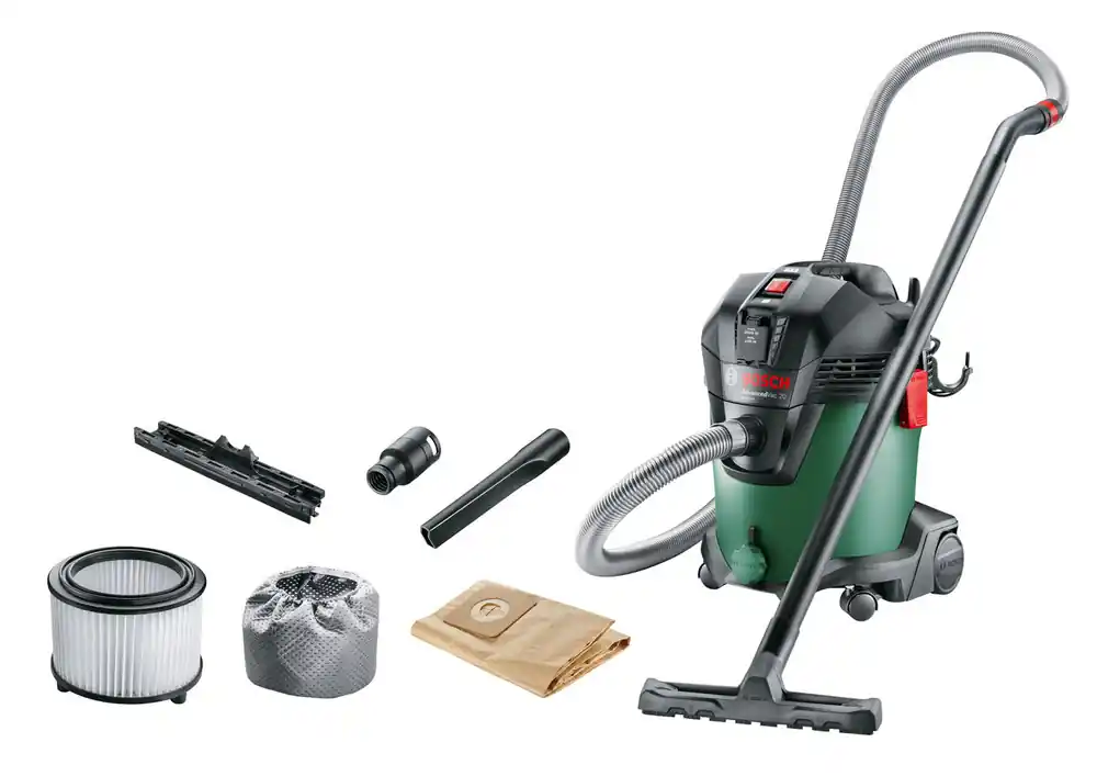 Aspirateur eau, poussière sèche et humide 20 l AdvancedVac 20 BOSCH Affaire À Saisir