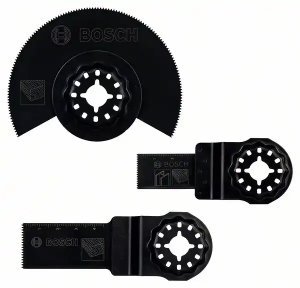 Kit 3 lames multifonction Starlock - Bois et Métal BOSCH Satisfait Ou Remboursé
