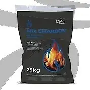 Bon Plan Charbon mixt 30-50 en coke de pétrole et anthracite - 25kg HOMEFIRE