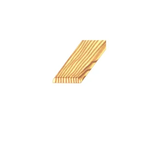 Chant plat en pin sans noeuds 2 bords arrondis 9 x 37 x L.2400 mm GROUPE SIAT Usine Directe