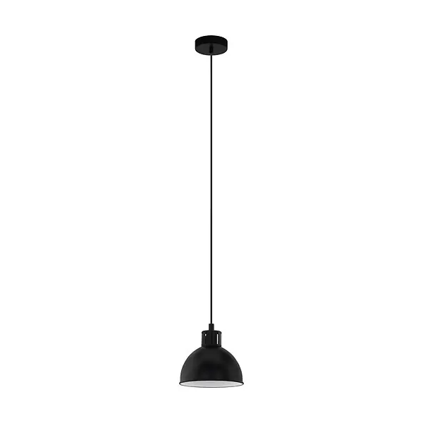 Suspension industrielle acier - TRURO - Noir cuivré - E27 60W EGLO Bon Marché