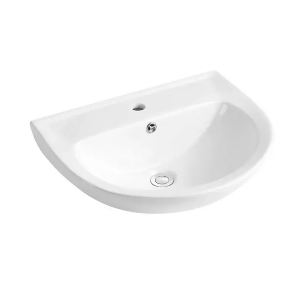 Laufen Lavabo suspendu SAT Project 56,5x44 cm trou de robinetterie au centre (SATUMPRO5646) Offre Exclusive