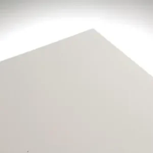 Prix Réduit Panneau de verre synthétique blanche Opaline 2,5 mm 200 x 100 cm