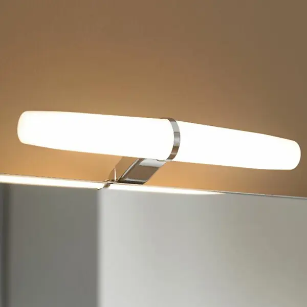 Applique pour miroir LED 23x4,1 cm 4000 K blanc, 6 W, IP44, chrome (EVA2LED) FOCCO Promotion