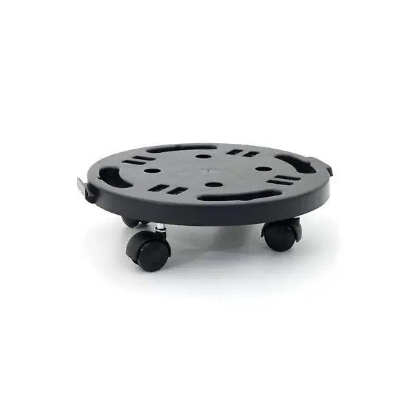 Achat Immédiat Support Plante Rond 30x7cm - Plateau à Roulettes Porte Pot de Fleurs Charge Lourde 170kg - Polypropylène antichoc Art Plast ARTPLAST