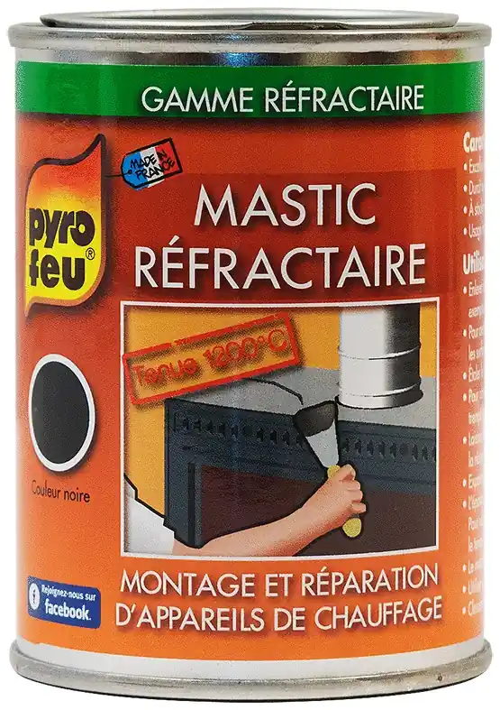 Nouveauté Mastic réfractaire en pot 450 gr PYROFEU