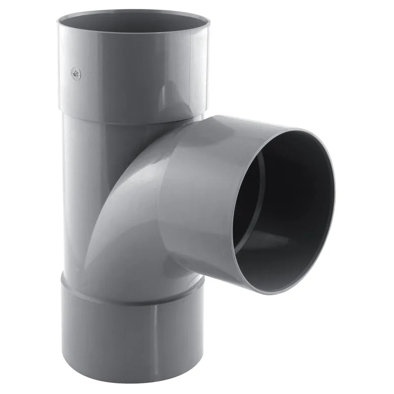 Culotte PVC évacuation 87° femelle/femelle Ø100 - FITT Meilleur Prix