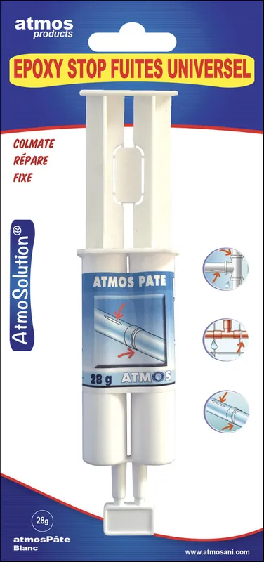 Offre Spéciale Pâte epoxy stop fuites 20g ATMOS