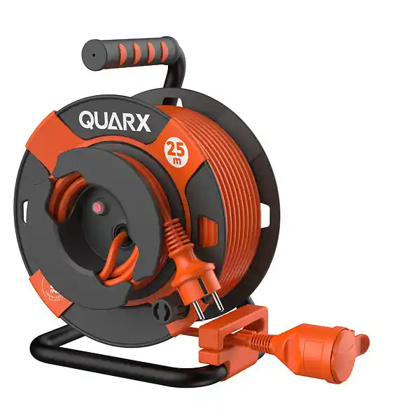 Commande En Gros Enrouleur de jardin électrique - 25 m - 1000 W enroulé QUARX