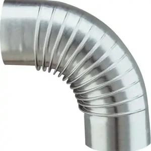 Commander Maintenant Coude 90 degrés plissé aluminié diamètre 125 mm POUJOULAT