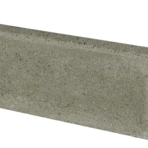 Authentique Bordure de jardin béton droite 1/2 P4 grise 50 x 20 x 5 cm GGI
