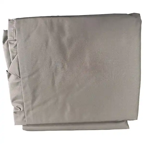 Toile pour parasol droit HAPUNA rond 2,70m de diamètre taupe HAPPY GARDEN Offre Limitée