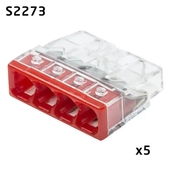 Haute Qualité WAGO Pot 100 bornes de connexion automatique S221 et S2273 (KNX)