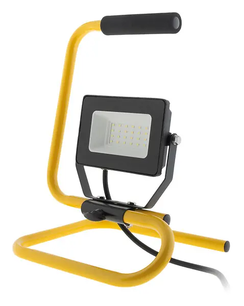 Projecteur LED portable - 20W - 1600lm - Jaune ELEXITY Offre Spéciale