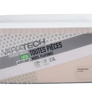 Promotion Saisonnière Peinture murale satin - Gingembre - 2,5L VARIATECH