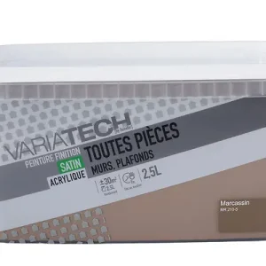 Top Vente Peinture murale intérieure satin - Marcassin - 2.5 L VARIATECH