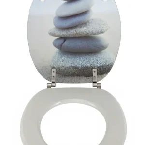 Abattant de WC motif galets Produit De Marque