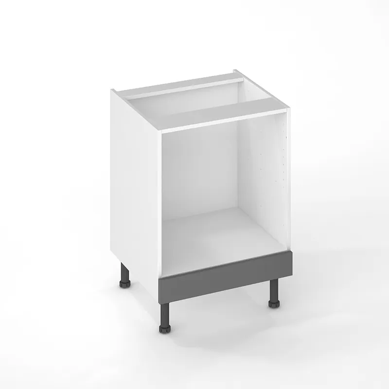 Bandeau bas four pour meuble de cuisine Perle anthracite 10 x 60 cm OFITRES Prix Réduit