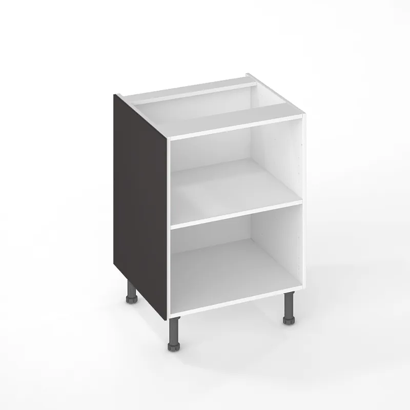 Soldes Joue de finition pour meuble bas de cuisine Perle anthracite 70 x 57 cm OFITRES