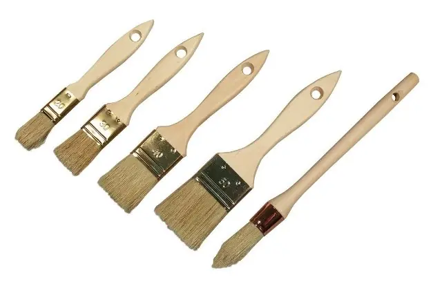Pinceaux eco toutes peintures manches bois par 5 SAVY Offre Spéciale