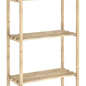 Etagère 5 tablettes pin massif 171 x 65 x 30 cm Promotion Saisonnière