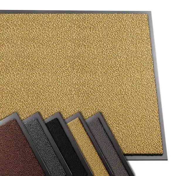 Soldes Tapis de porte paillasson 90x120cm Beige VOUNOT