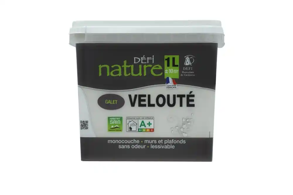 Peinture naturelle murale Galet velours 1 l - DEFI NATURE Acheter En Ligne