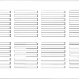 Grille menuiserie extra-plate 337 x 131 mm AUTOGYRE Dernier Modèle