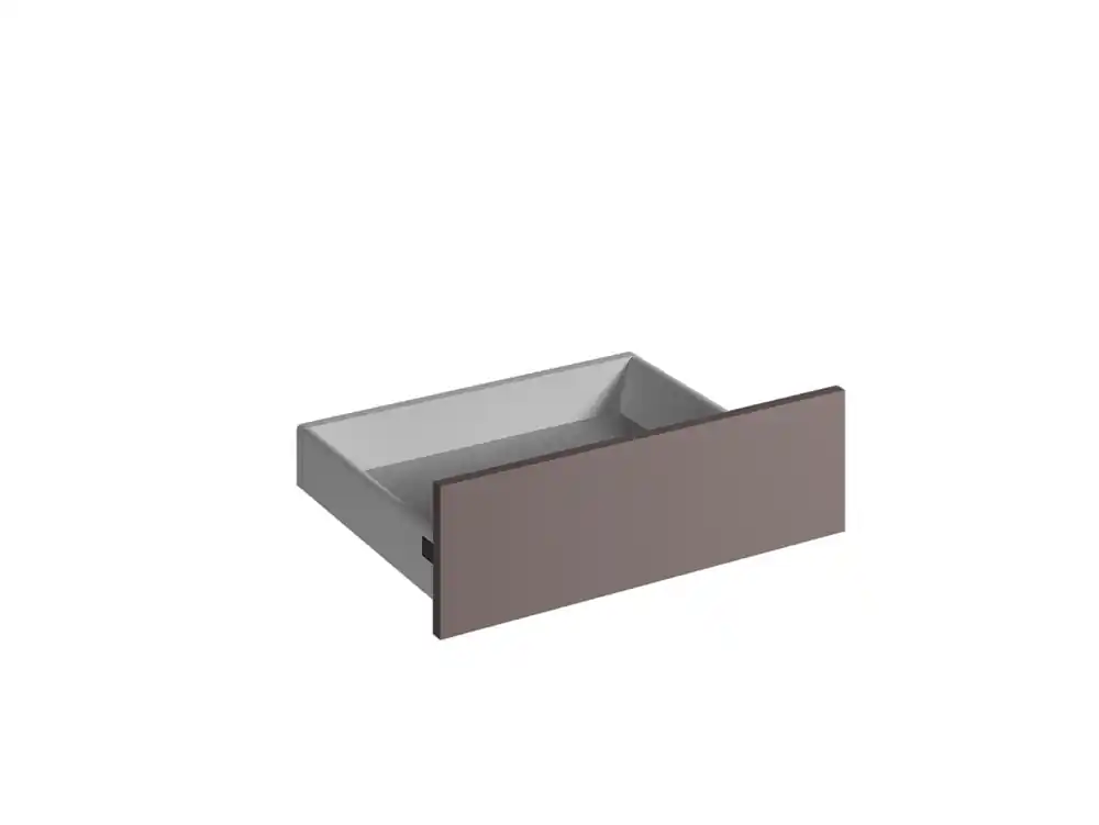 Façade tiroir pour meuble de cuisine Lotus basalte mat 13,8 x 60 cm OFITRES Vente Directe