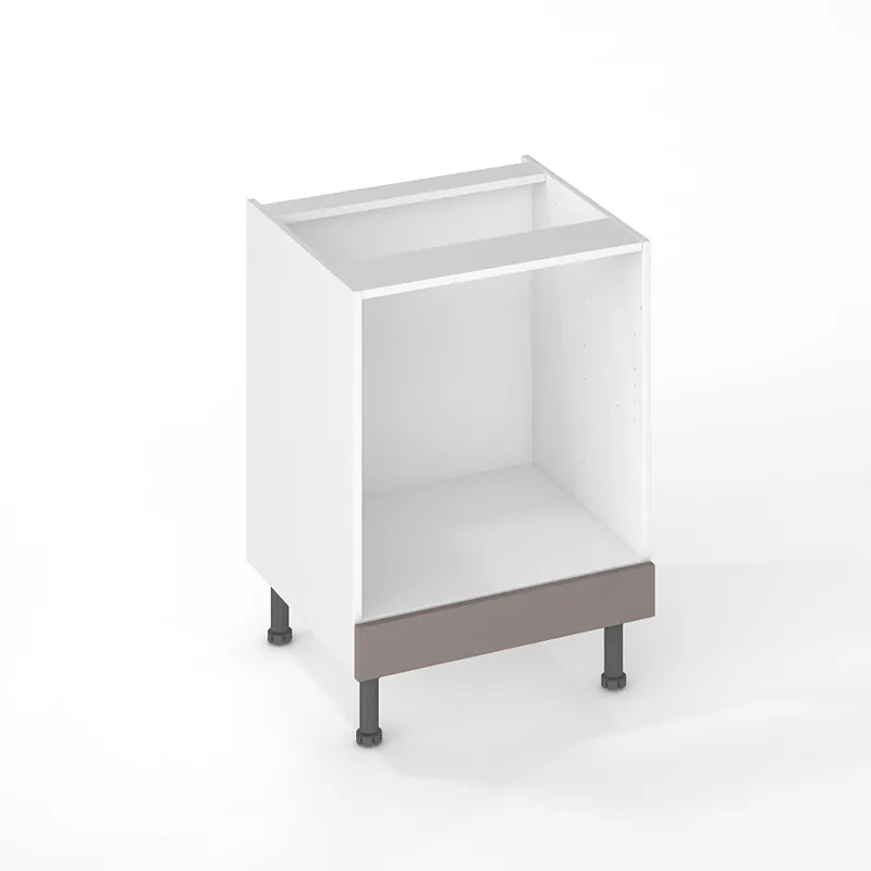 Bandeau bas four pour meuble de cuisine Lotus basalte mat 10 x 60 cm OFITRES Expédié Aujourd'hui