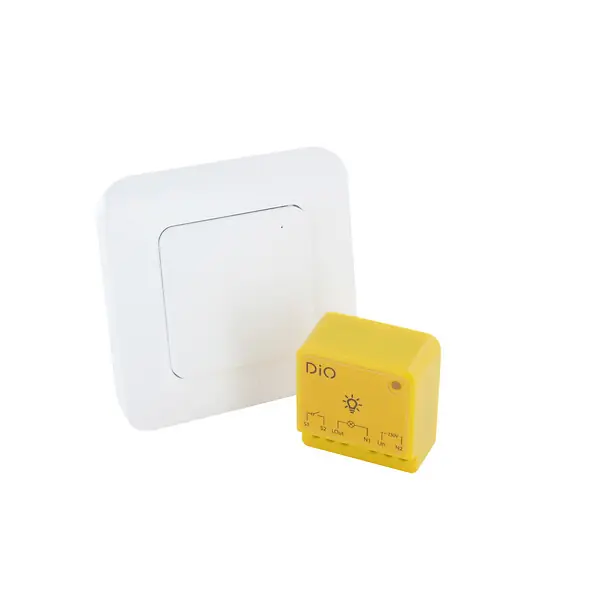Prix Promo Kit va-et-vient connecté DiO - Module + interrupteur - 1000W DIO_OM_CON