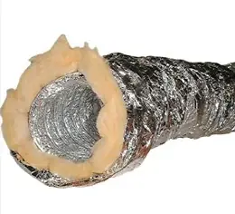 Gaine isolée thermique et phonique - L.5mxDiam.125mm STRULIK Satisfait Ou Remboursé