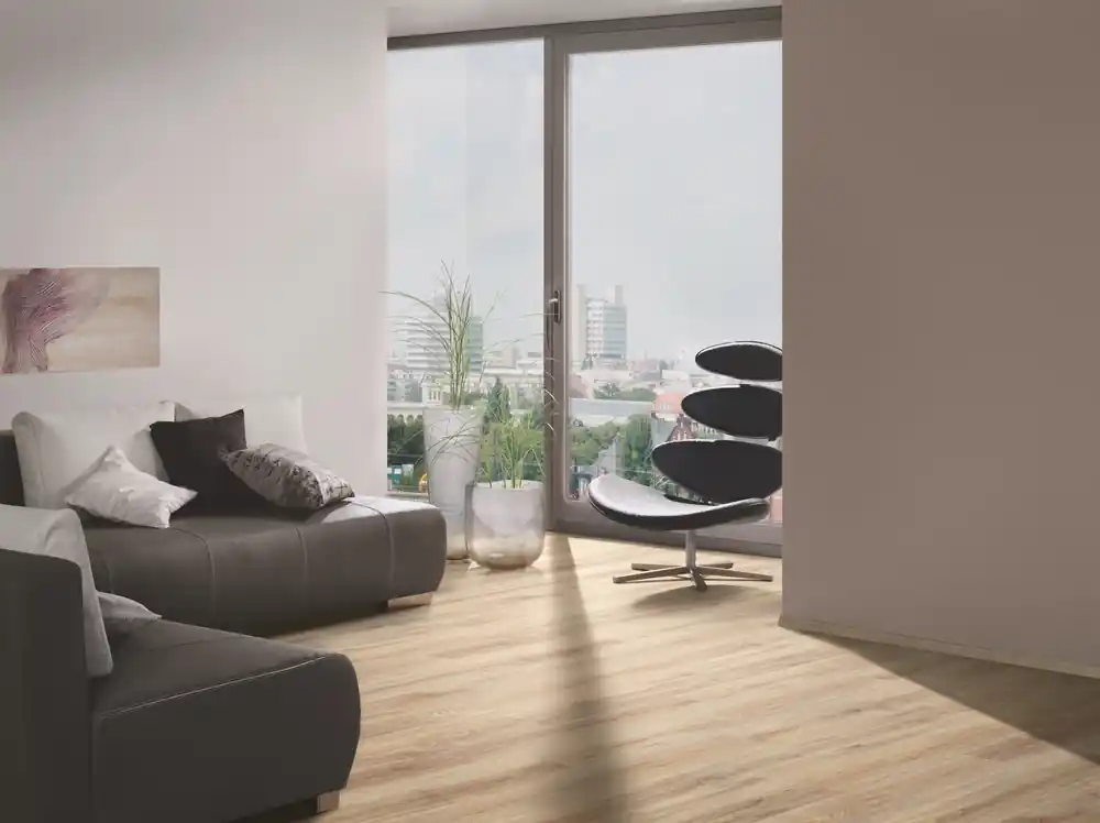 Sol stratifié décor bois chêne nature GREENLAND ép 7 mm 19,2 x 128,5 cm AC3 paquet de 2,470 m² AJ TIMBER Seulement Aujourd'hui
