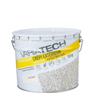 Nouvel Arrivage Crépi extérieur aspect rustique ton pierre - 15kg VARIATECH