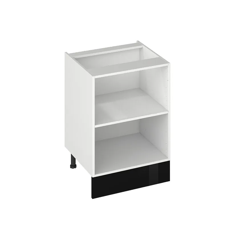 Plinthe pour meuble de cuisine Cristal noir brillant 244 x 14,6 cm OFITRES Achat Immédiat