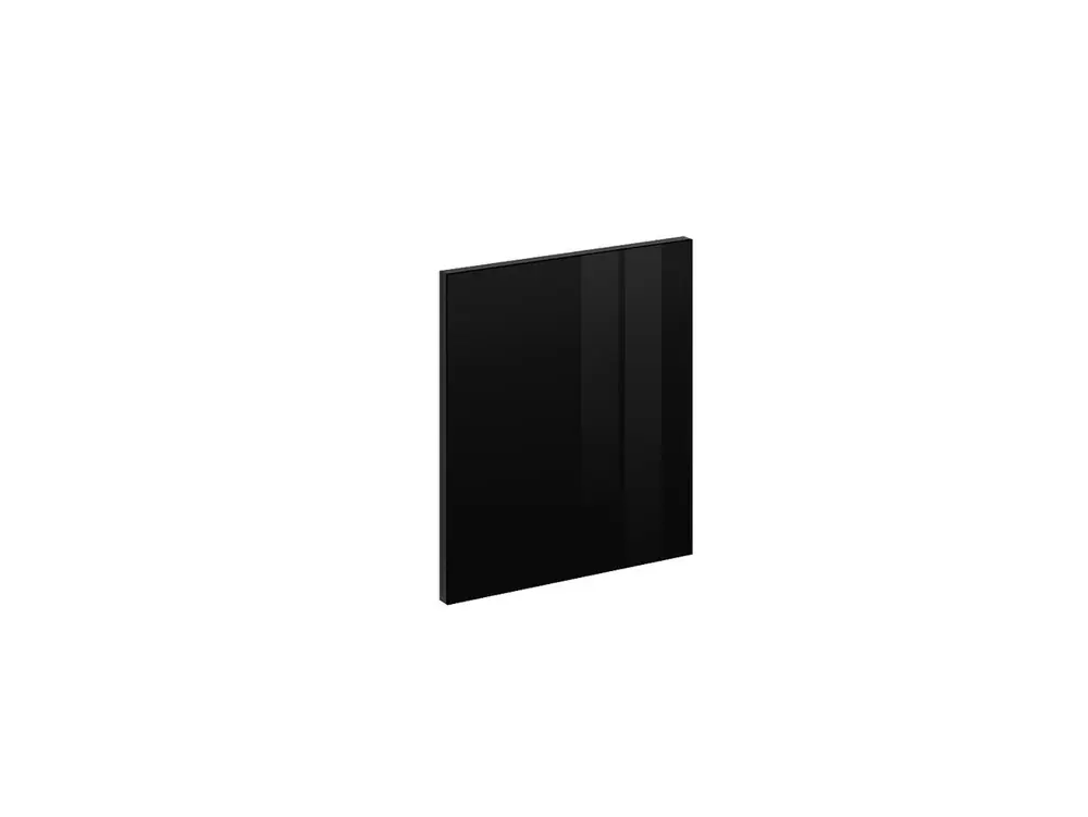 Soldes Joue de finition pour meuble haut de cuisine Cristal noir brillant 35 x 31 cm OFITRES