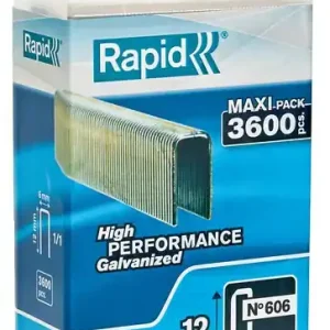 Soldes Agrafes étroites nÂ° 606/12mm boîte de 3600 - RAPID - 40303093