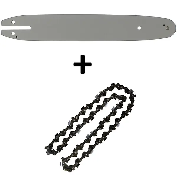 Guide 12 pouces (30 cm) avec chaîne 44 maillons pour multifonction 4 en 1 et outil sur perche GT GARDEN Prix Réduit