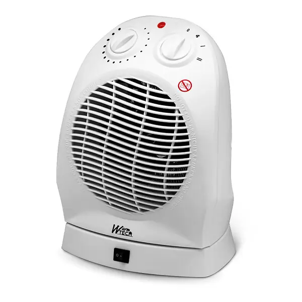 Radiateur soufflant 2000W oscillant avec thermostat WARM TECH Vente Flash