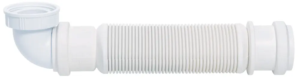 Dernière Chance Siphon extra-plat blanc Ø40 mm pour évier - WIRQUIN