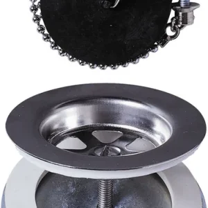 Bonde à plateau Ø60 mm pour évier 2 bacs - WIRQUIN Commander Maintenant