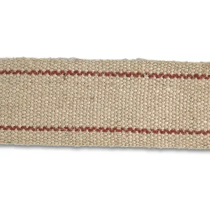 Sangle jute écru rayée largeur 85 mm Retour Gratuit